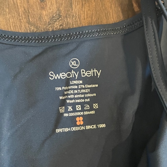 Sweaty Betty Explorer Strappy Blue Jumpsuit Lightweight Travel Casual Womens Xl - Picture 3 of 4